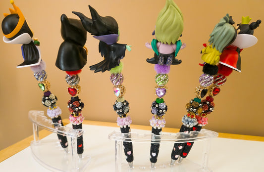 Villains Pens Beaded Pens, Halloween