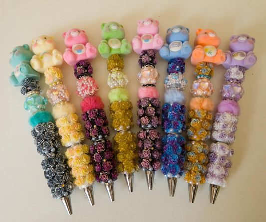 Bear Beaded Pens